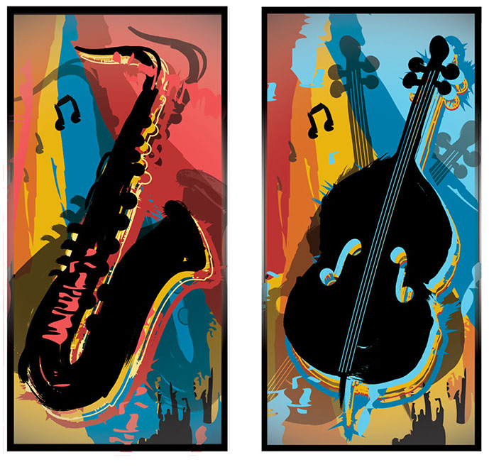NOLA Jazz Fest Pole Banners