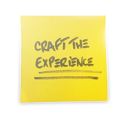 Strategy–Craft the experience