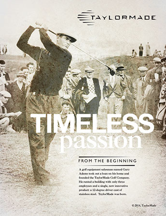 TaylorMade Ad - Timeless Passion