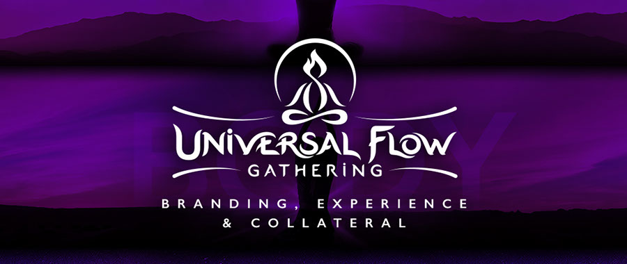 Universal Flow Gathering Branding, Experience & Collateral